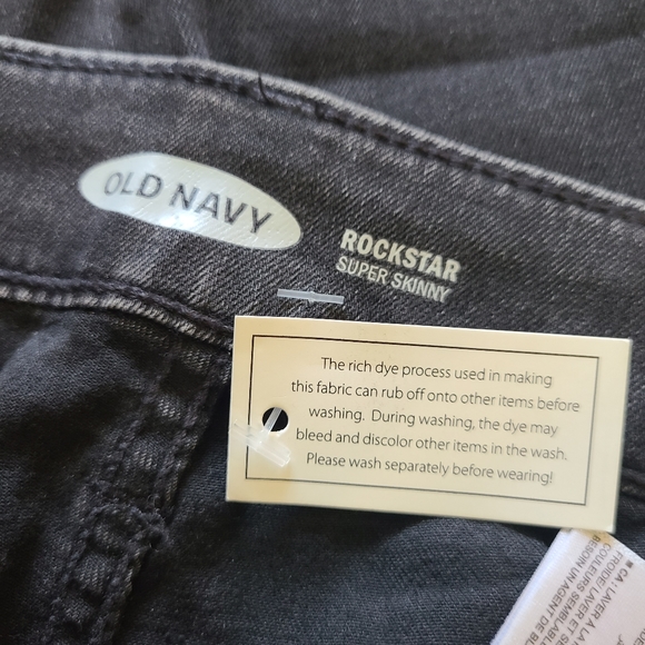 ❄️NWT Old Navy Rockstar Super Skinny Jeans Size 0 - Picture 8 of 9